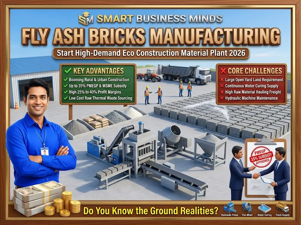 Fly Ash Bricks Manufacturing Business